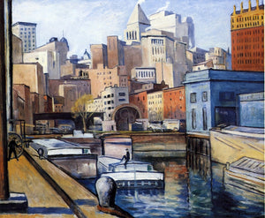  Samuel Halpert Downtown - Art Print