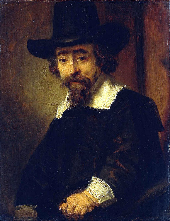  Rembrandt Van Rijn Dr Ephraim Bueno, Jewish Physician and Writer - Art Print