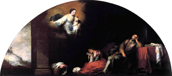  Bartolome Esteban Murillo Dream of Patrician John - Art Print