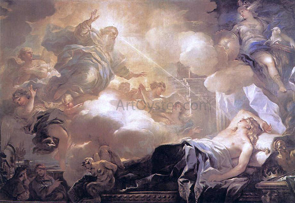  Luca Giordano Dream of Solomon - Art Print