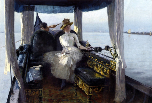  Ralph Wormsley Curtis Drifting on the Lagoon (also known as View at Venice) - Art Print