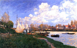  Alfred Sisley Drying Nets - Art Print