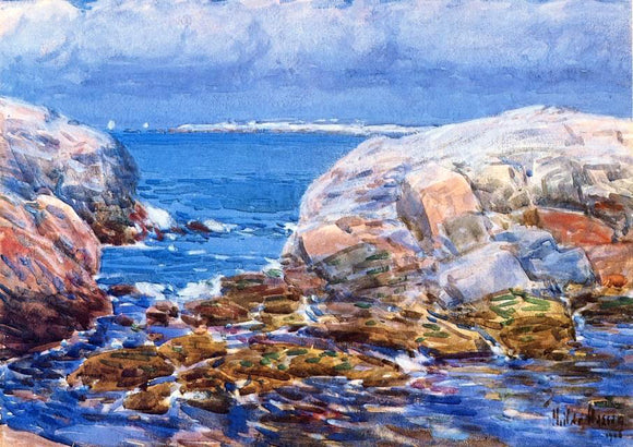  Frederick Childe Hassam At Duck Island, Isles of Shoals - Art Print