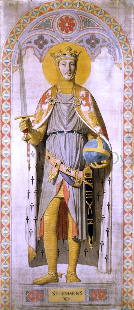  Jean-Auguste-Dominique Ingres Duke Ferdinand-Philippe of Orleans, as St. Ferdinand of Castile - Art Print