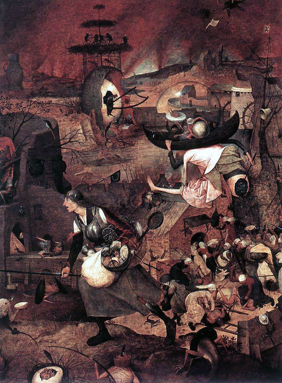  The Elder Pieter Bruegel Dulle Griet (detail) - Art Print