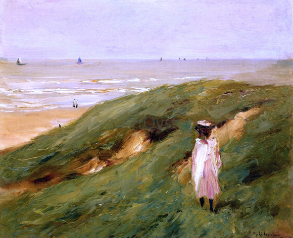 Max Liebermann Dune near Nordwijk with Child (also known as Dune bei Nordwijk mit Kind) - Art Print