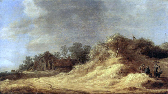  Jan Josephszoon Van Goyen Dunes - Art Print