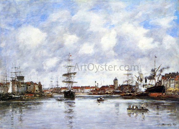  Eugene-Louis Boudin Dunkirk, the Hollandaise Basin - Art Print