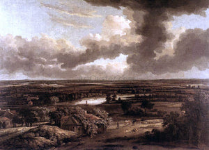  Philips Koninck Dutch Landscape Viewed from the Dunes - Art Print