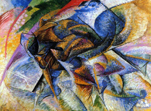  Umberto Boccioni Dynamism of a Biker - Art Print