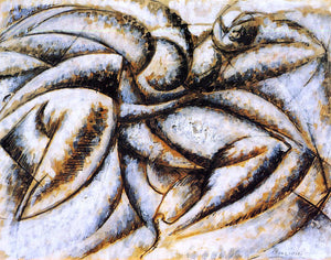  Umberto Boccioni Dynamism of the Human Body - Art Print