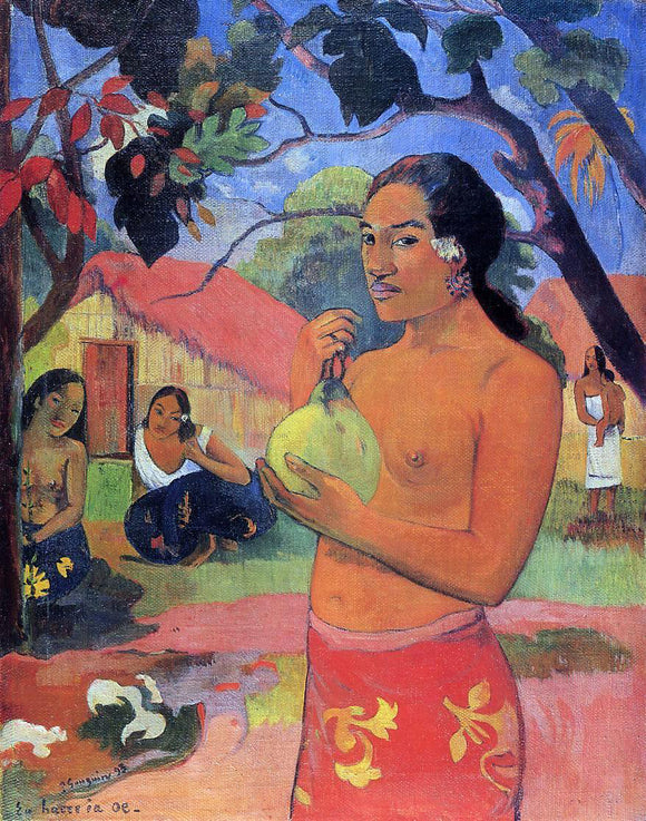  Paul Gauguin Ea haere la oe? (also known as Where are You Going?) - Art Print