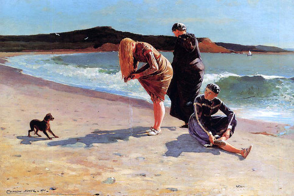  Winslow Homer Eagle Head, Manchester, Massachusetts (also known as High Tide) - Art Print