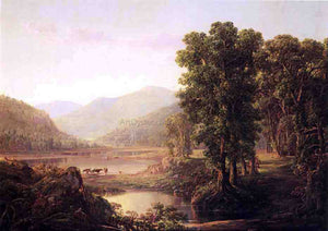  William Louis Sonntag Early Autumn Morning, Western Virginia - Art Print