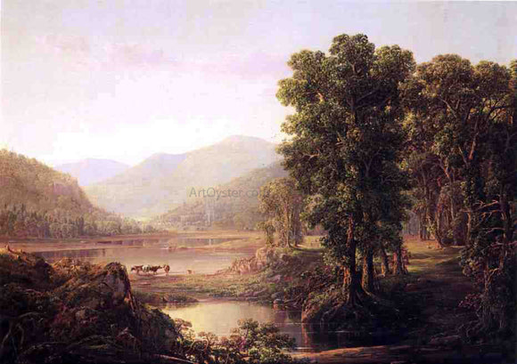  William Louis Sonntag Early Autumn Morning, Western Virginia - Art Print