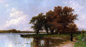  Alfred Thompson Bricher Early Autumn on Long Island - Art Print