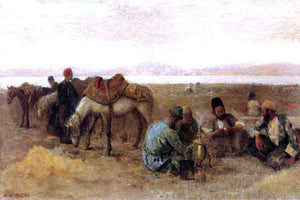  Edwin Lord Weeks Early Morning by Lake Urumiyah, Persia - Art Print