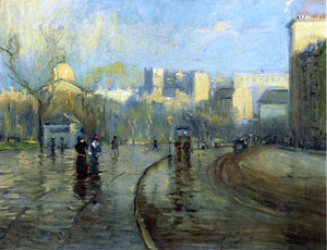  Arthur Clifton Goodwin Early Morning, Tremont Street, Boston - Art Print