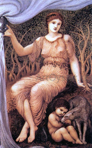  Sir Edward Burne-Jones Earth Mother - Art Print