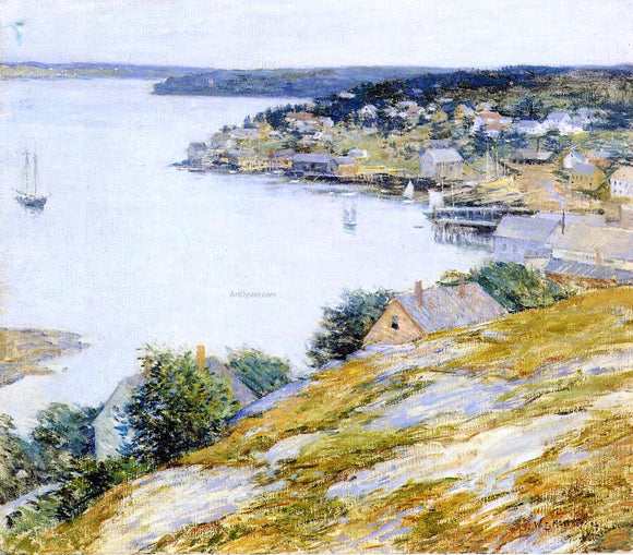  Willard Leroy Metcalf East Boothbay Harbor - Art Print