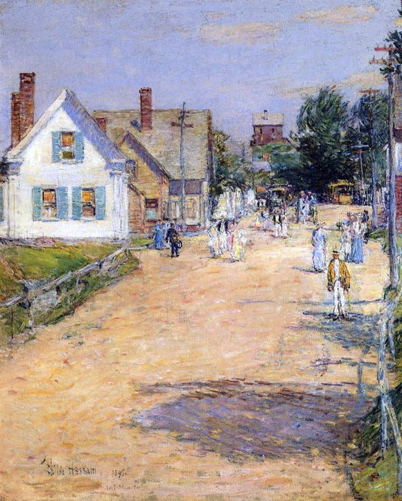  Frederick Childe Hassam East Gloucester, End of Trolly Line - Art Print