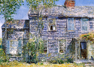  Frederick Childe Hassam East Hampton, L.I. (also known as Old Mumford House) - Art Print