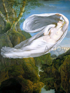  Guy Head Echo Flying from Narcissus - Art Print
