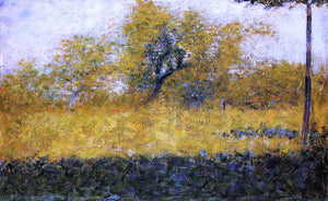  Georges Seurat Edge of Wood, Springtime - Art Print