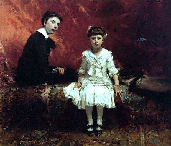  John Singer Sargent Edouard and Marie-Louise Pailleron - Art Print