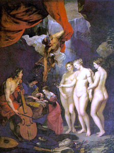  Peter Paul Rubens Education of Marie de Medici - Art Print
