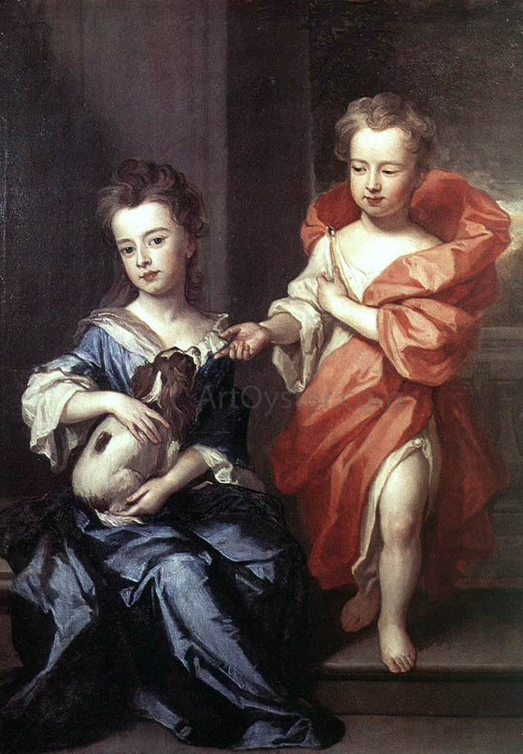  Sir Godfrey Kneller Edward and Lady Mary Howard - Art Print