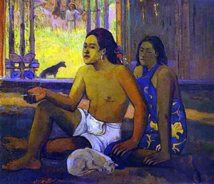  Paul Gauguin Eilaha Ohipa (also known as Not Working) - Art Print