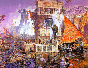  Antonio Munoz Degrain El Coloso de Rodas - Art Print