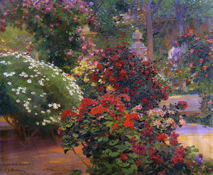  Jose Benlliure Gil El Jardin - Art Print