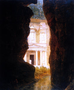  Frederic Edwin Church El Khasne, Petra - Art Print