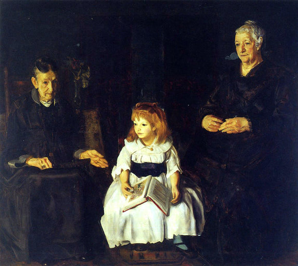  George Wesley Bellows Elinor, Jean and Anna - Art Print
