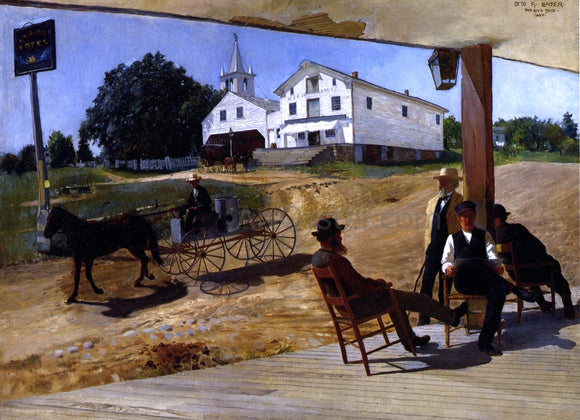  Otto Henry Bacher Ella's Hotel, Richfield Center - Art Print