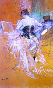  Henri De Toulouse-Lautrec Elles: Woman in a Corset - Art Print