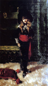  William Merritt Chase Elsie Leslie Lyde as Little Lord Fauntleroy - Art Print