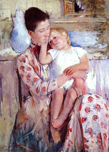  Mary Cassatt Emmie and Her Child - Art Print