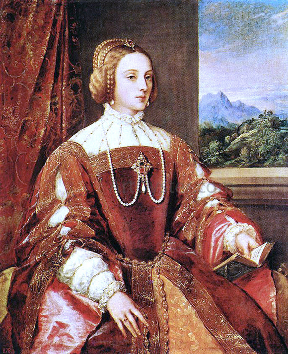  Titian Empress Isabel of Portugal - Art Print