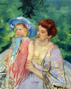  Mary Cassatt En Bateau, Le Bain - Art Print