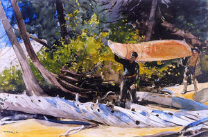  Winslow Homer End of the Portage - Art Print