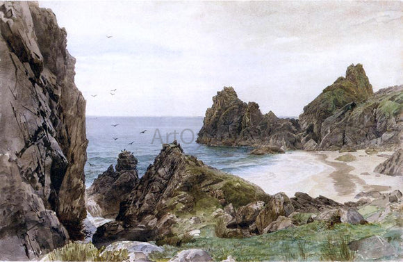  William Trost Richards English Coastline - Art Print