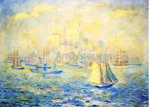  Theodore Earl Butler Entering New York Harbor - Art Print