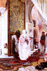  Georges Victor Clairin Entering the Harem - Art Print