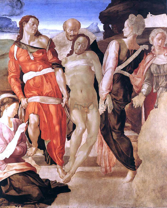  Michelangelo Buonarroti Entombment - Art Print