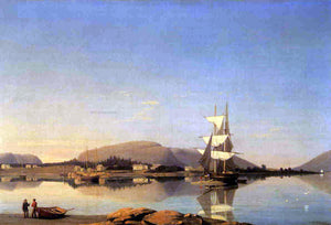  Fitz Hugh Lane Entrance to Somes Sound from Southwest Harbor - Art Print