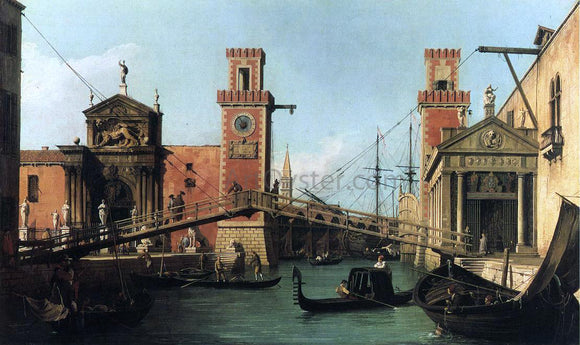  Canaletto Entrance to the Arsenal - Art Print