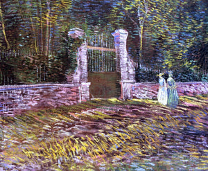  Vincent Van Gogh Entrance to the Park at Voyer-d'Argenson in Asnieres - Art Print